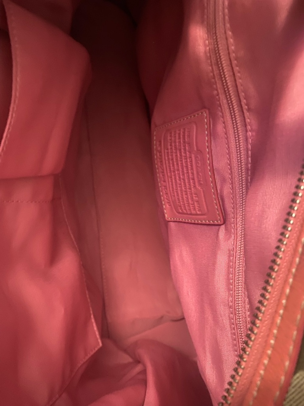 Coach Hampton pink satchel - Picture 3 of 5